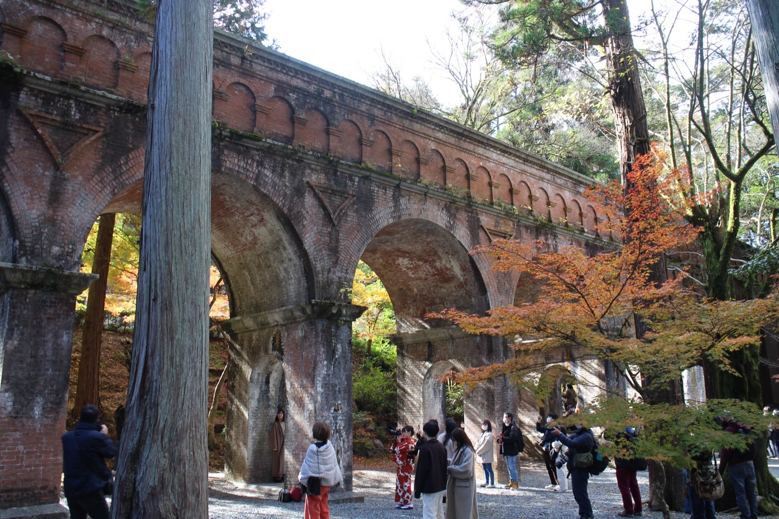 Nanzenji Temple Suirokaku Aqueduct Autumn