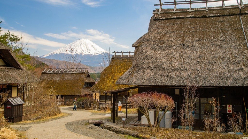 Saiko Iyashi no Sato Nemba Traditional Village Mt Fuji
